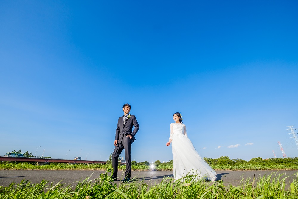 さいたま市 秋ヶ瀬公園でのフォトウェディングの様子をお届けします